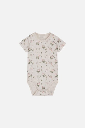 Bue Bambusbody blomster old rosie - Hust & Claire