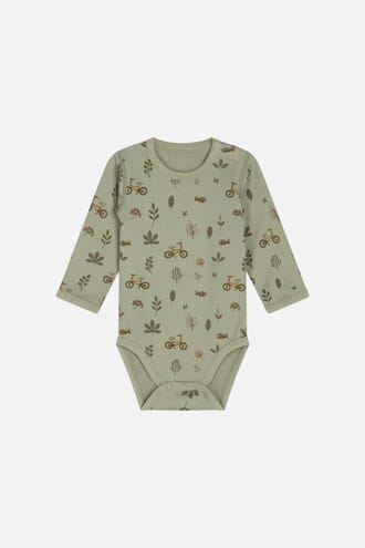 Baloo Body ull/bambus sykler seagrass - Hust & Claire