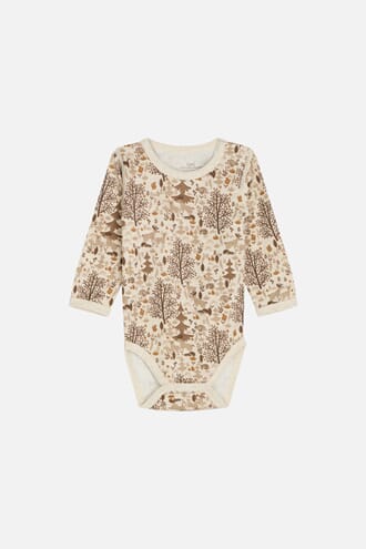 Baloo Body ull/bambus skogsdyr wheat mel - Hust & Claire