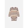 Baloo Body ull/bambus striper coffee - Hust & Claire