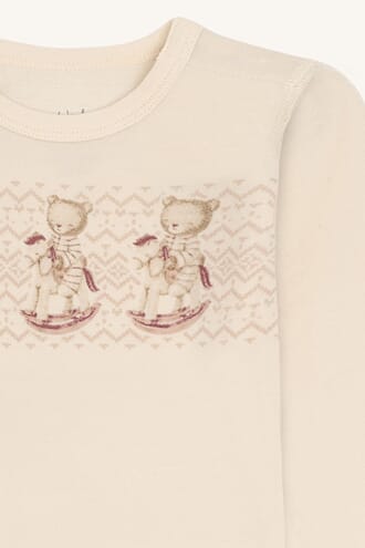 Baloo body ull/bambus Teddy french oak - Hust & Claire