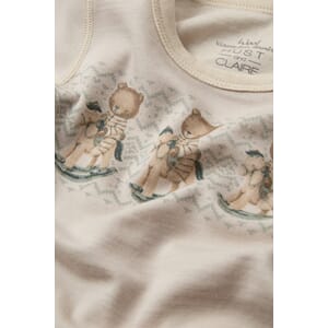 Baloo body ull/bambus Teddy french oak - Hust & Claire