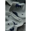 Baloo body ull/bambus Dino green - Hust & Claire