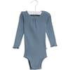 Body Rib Lace LS flintstone - Wheat