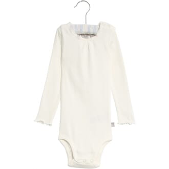 Body Rib Lace LS ivory - Wheat