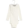 Body Rib Lace LS ivory - Wheat