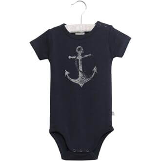 Body Anchor SS navy - Wheat