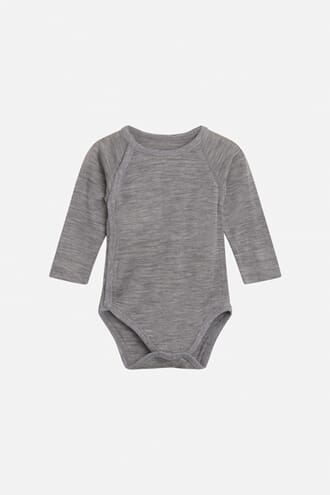 Bia Body ull/silke grey melange - Hust & Claire