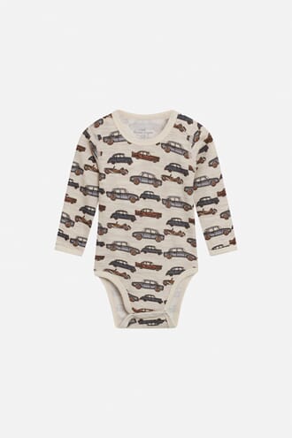 Baloo Body ull/bambus biler wheat - Hust & Claire