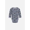 Baloo Body ull/bambus biler blue - Hust & Claire