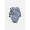 Bao Body ull/bambus omslag skogsdyr blue - Hust & Claire