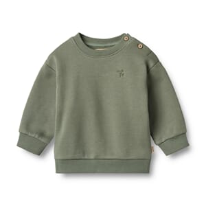 Sweatshirt L/S Willi dusty green - Wheat