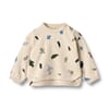 Sweatshirt L/S Emery offwhite penguins - Wheat