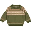 Knit Pullover Bennie winter moss - Wheat