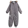 Snowsuit Moe navy flowers - Wheat
