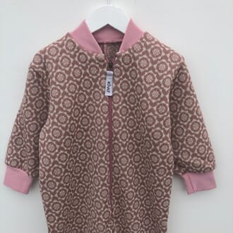 Flower overall dusty pink/offwhite - Kivat