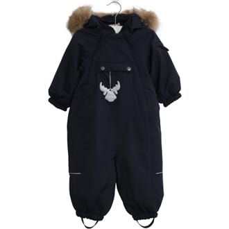 Snowsuit Nickie navy - Wheat