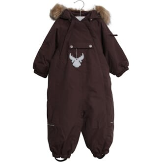 Snowsuit Nickie eggplant - Wheat