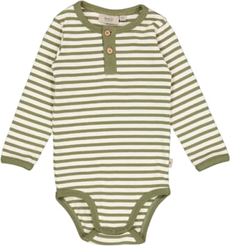 Body Placket LS sage - Wheat