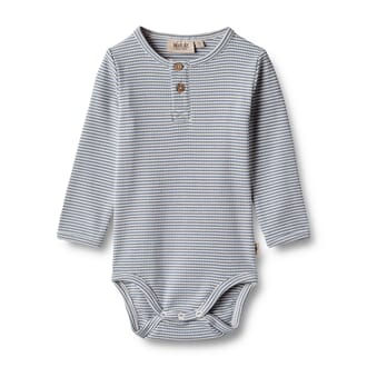 Body L/S Benny blue stripe - Wheat