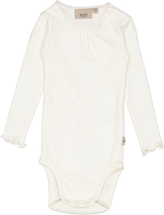 Body Rib Lace LS ivory - Wheat