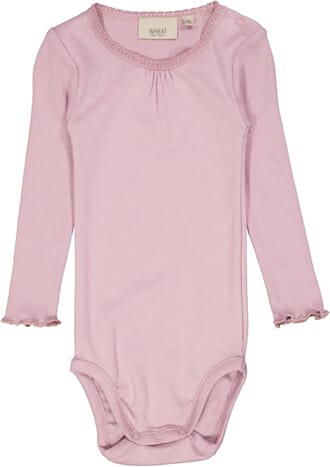 Body Rib Lace LS dusty lavender - Wheat