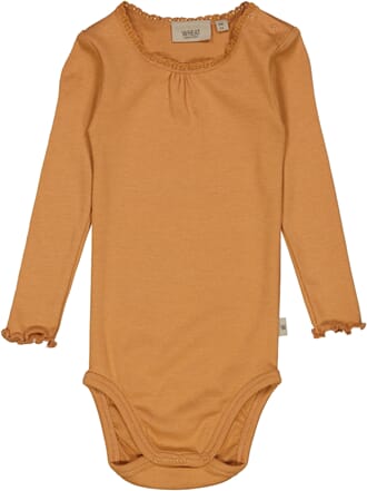 Body Rib Lace LS sandstone - Wheat