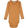 Body Rib Lace LS sandstone - Wheat