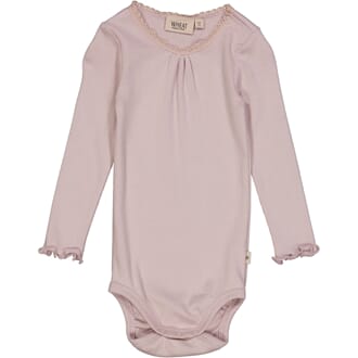 Body Rib Lace LS soft lilac - Wheat