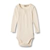 Rib Body L/S Lotta cream - Wheat