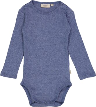 Body Rib blue melange - Wheat