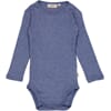 Body Rib blue melange - Wheat