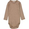 Body Rib khaki melange - Wheat