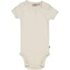 Body Frills SS eggshell - Wheat