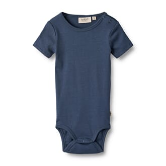 Rib Body S/S Timo blue waves - Wheat