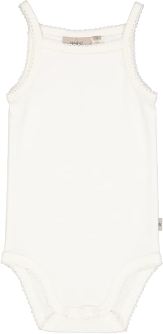Body Sleeveless Frill ivory - Wheat