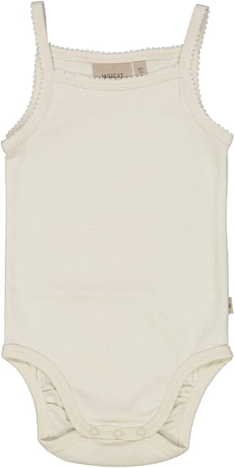 Body Sleeveless Frill eggshell - Wheat