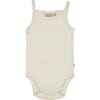 Body Sleeveless Frill eggshell - Wheat