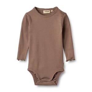 Body L/S Regitze toffee brown - Wheat