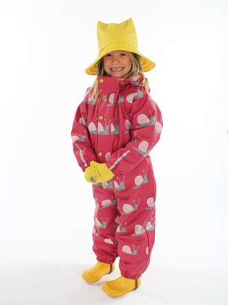 Garden winter rain suit pink - Kattnakken