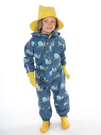 Garden winter rain suit blue - Kattnakken
