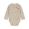 Sui Newborn Frill Body peonia rose - Konges Sløjd