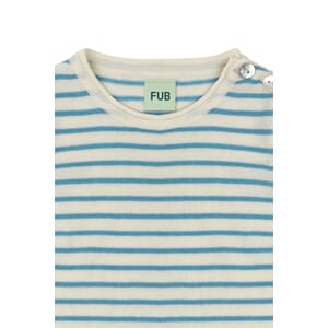 Baby SS Body ecru/sea - Fub