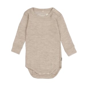 Ullbody enkel lys beige - Lillelam