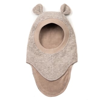 Plys Balaclava Wool camel melange - Huttelihut