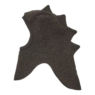 Dino Balaclava Wool dark brown - Huttelihut