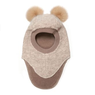 Big Bear Balaclava Wool camel - Huttelihut