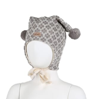 Snow flake hat Beige/offwhite undied - Kivat