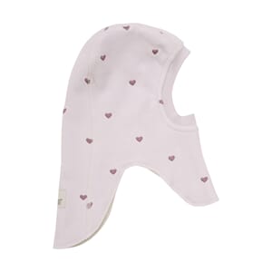 Balaclava Fleece Emb. w. Lin cloud gray - Huttelihut