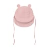 Summer Hat Ears Muslin ash rose - Huttelihut